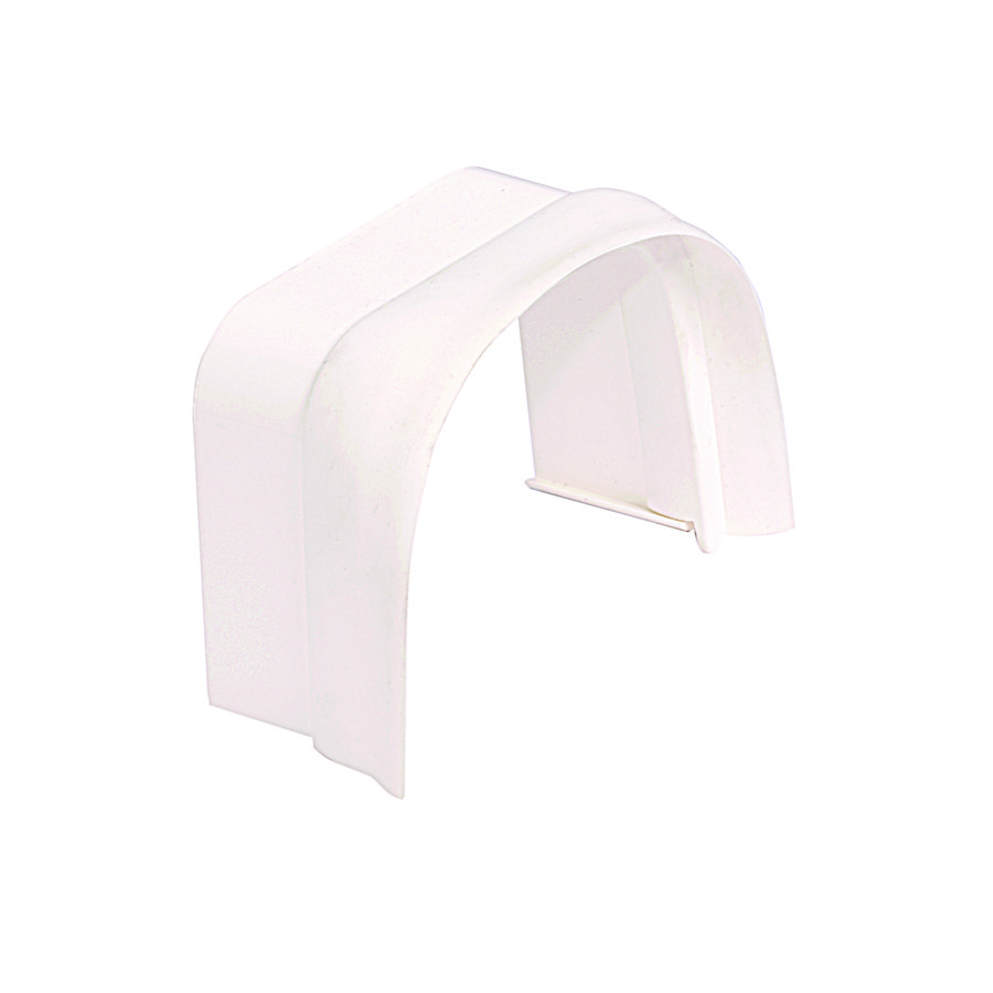 Koppeling leidingkanaal AC-kanaal flexrand 80x60 WIT RAL9010