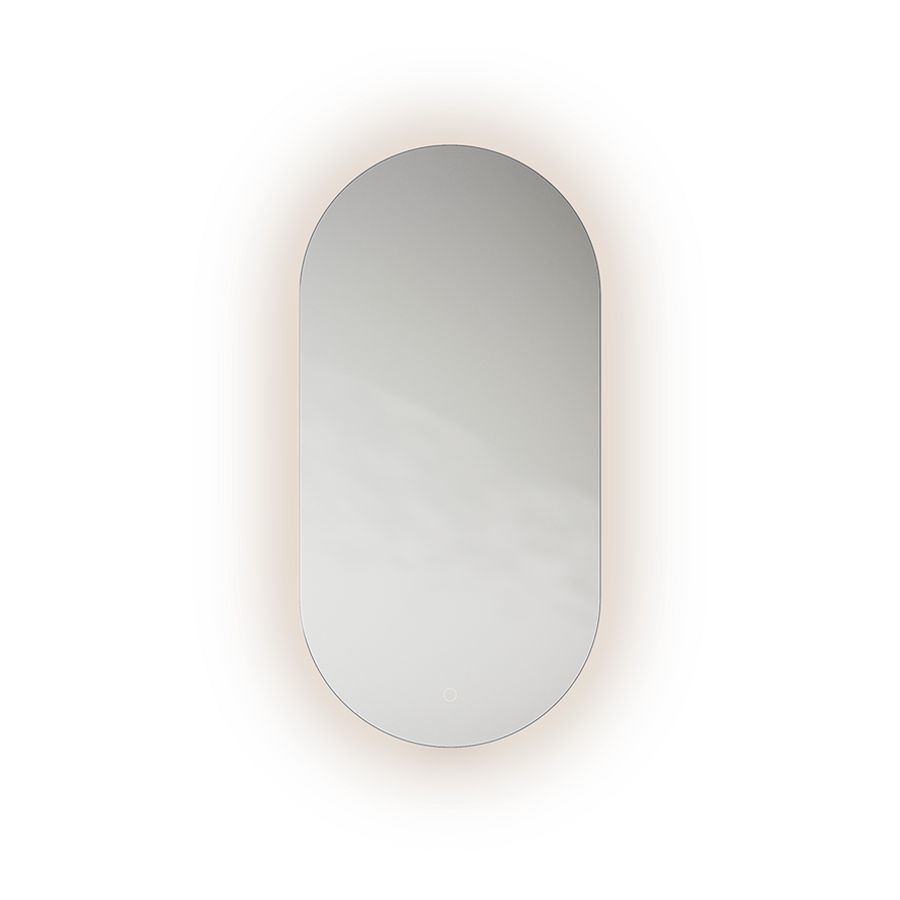 Spiegel A-Line Oval indirecte led-verlichting dimbaar 3000K 450x900mm