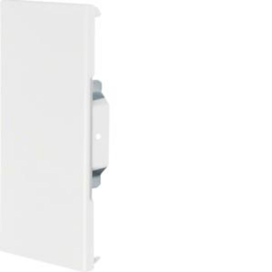 Eindplaat staal voor goot BRS 85x170mm helderwit