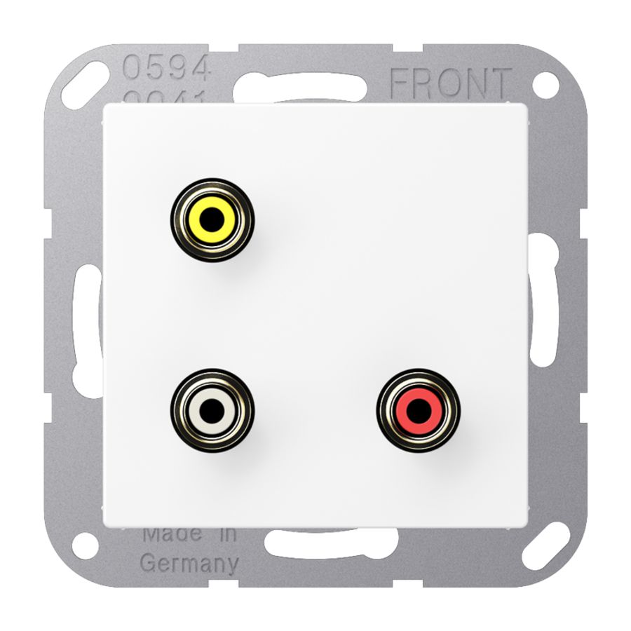 Afdekking A500 matwt voor Cinch Audio/Video