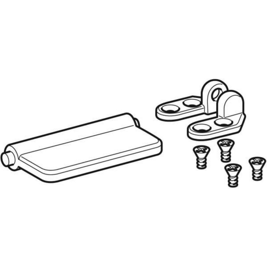 Set scharnieren voor uri.deksel 596432000