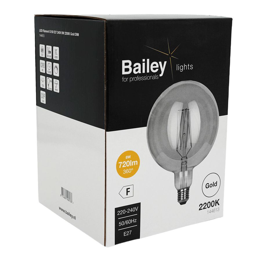 LED-lamp G45 TM SIL FIL E27 DIM 4W (29W) 300lm 827 zilver