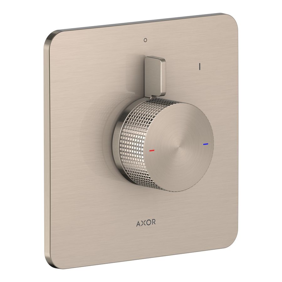 Inbouw douchemengkraan 1 functie Cubic Cut AXOR Citterio C Brushed Nickel