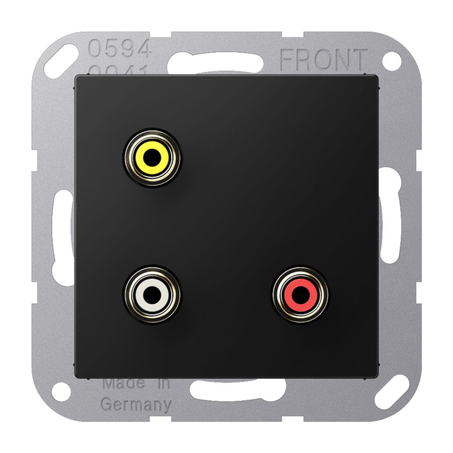 Afdekking A500 matzw voor Cinch Audio/Video