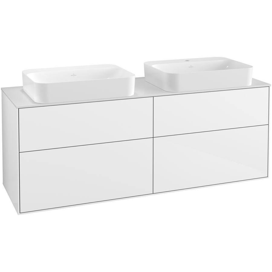 Wastafelonderkast Finion 1600x603x501mm G.White.L G72100GF