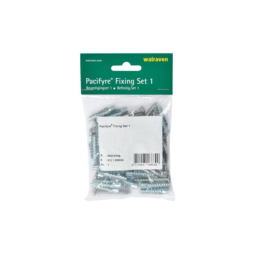 Set a 24 st. bevestigingsset Pacifyre VVE=25