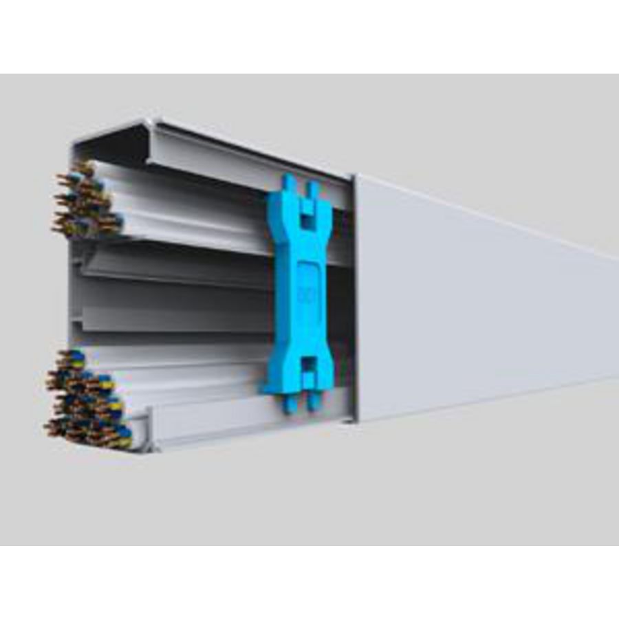 Lengte a 2 mtr. Leidingkanaal GGK LFG 40x110 grijs VVE=6