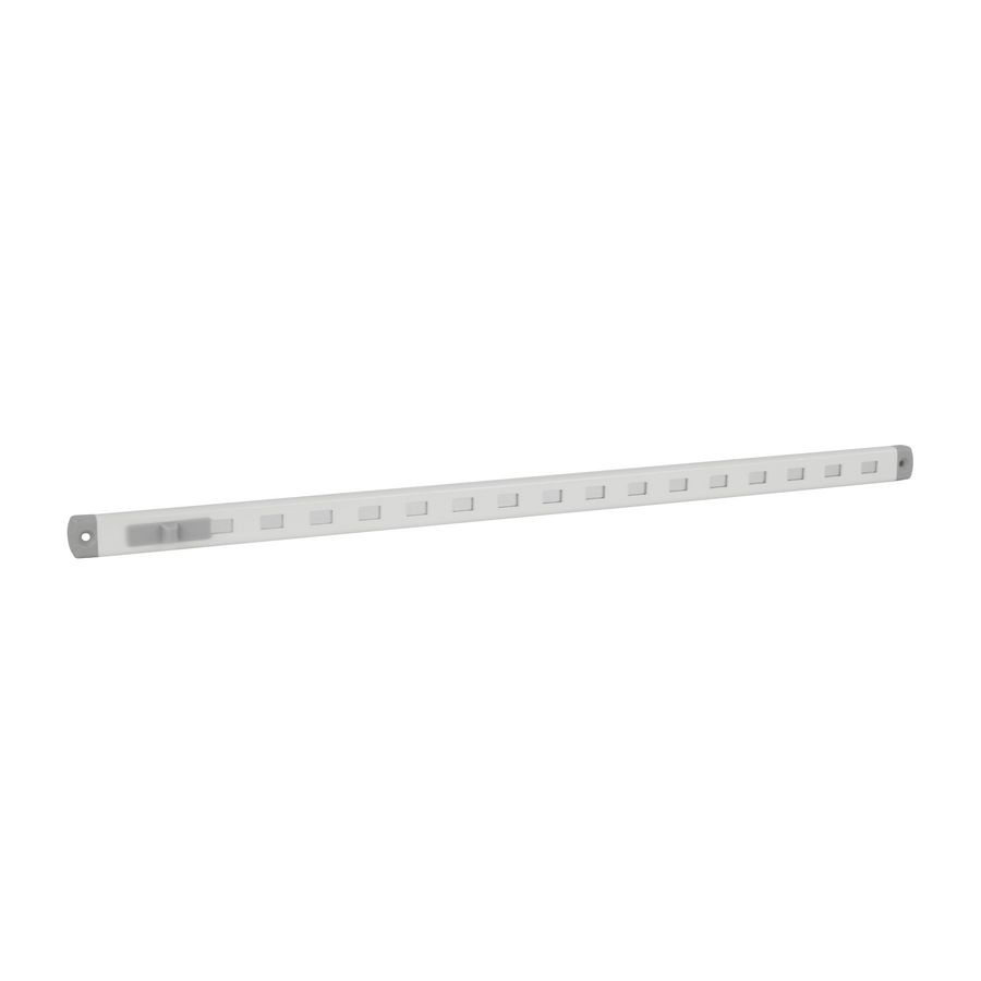 ALU schuifrooster Bold Line 500x20mm wit