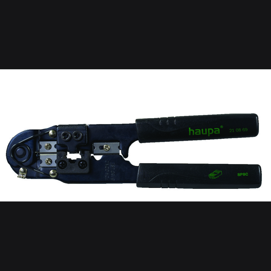 Perstang onafgeschermde modulstekker 8-polig