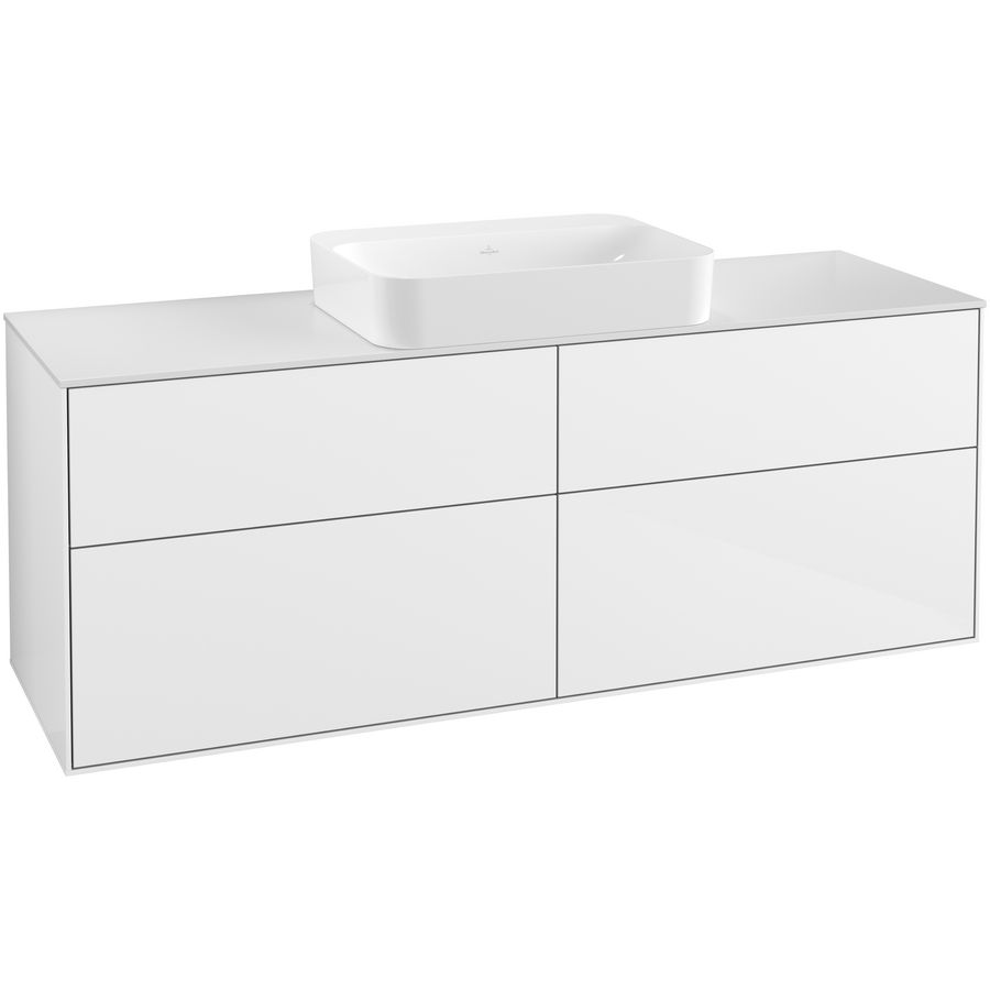 Wastafelonderkast Finion 1600x603x501mm G.White.L G73100GF