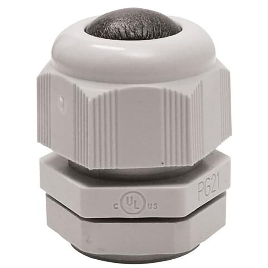 Wartel+lamellen Polyamide 6 M12 Grijze RAL7035 VVE=20