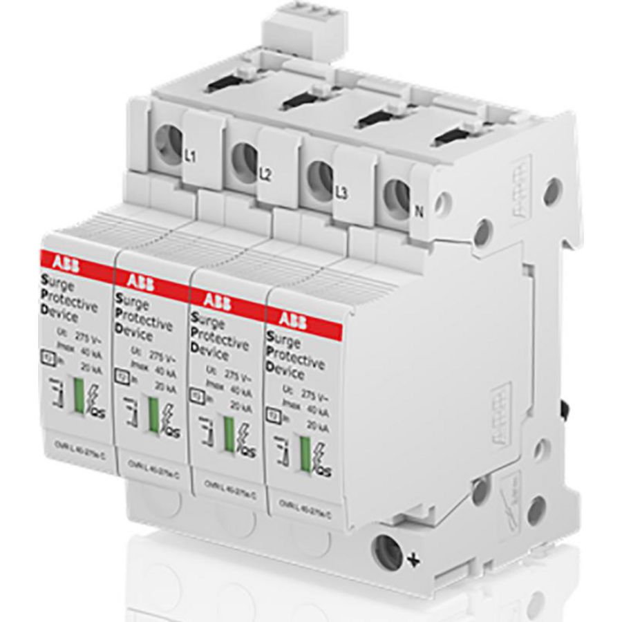 Overspanningsbeveiliging type 2 4P TNS 40/20kA Safety Signal