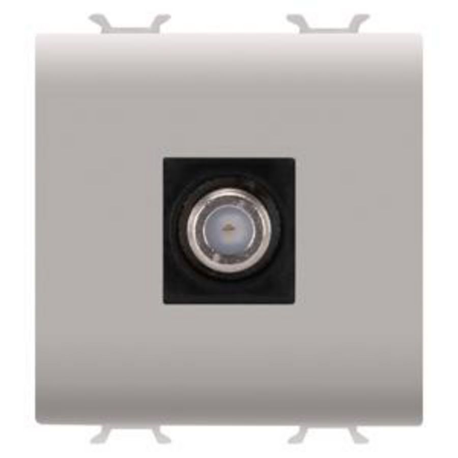 COAXIAL TV SOCKET-OUTLET, CLASS A SHIELDING-FEMALE F CONNE