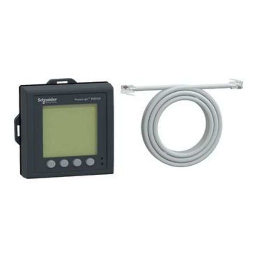 Losse display Monochroom 96x96mm RJ45 conn Powerlogic PM5000