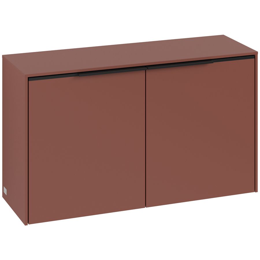 Sideboard SUBWAY 3.0 728x423x256mm Wine Red C60001AH greep Volcano Black