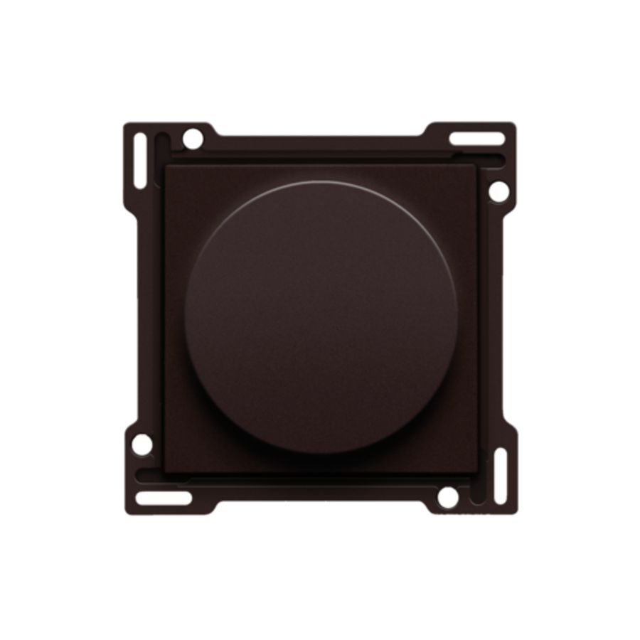 Afwerkingsset op/neer draaischakelaar dark brown