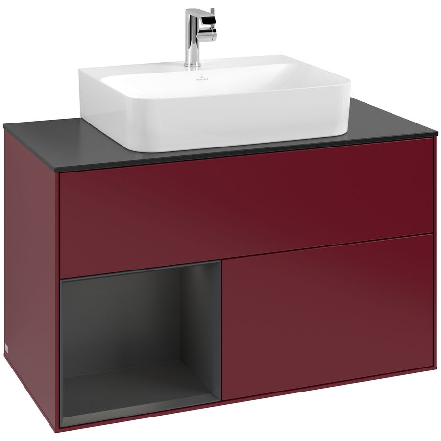 Wastafelonderkast Finion 1000x603x501mm Peony Matt Lacquer G112HJHB
