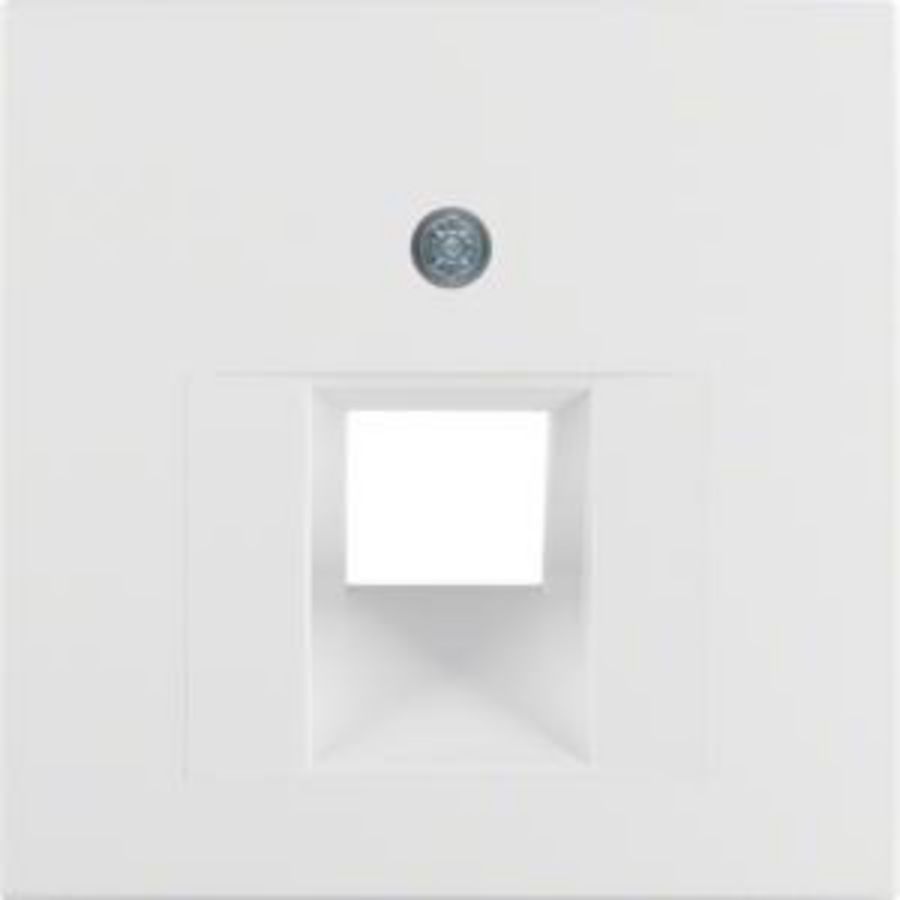 Centraaldoos RJ-datacontacd 1v 45gr berker S.1B.3B.7 wit mat