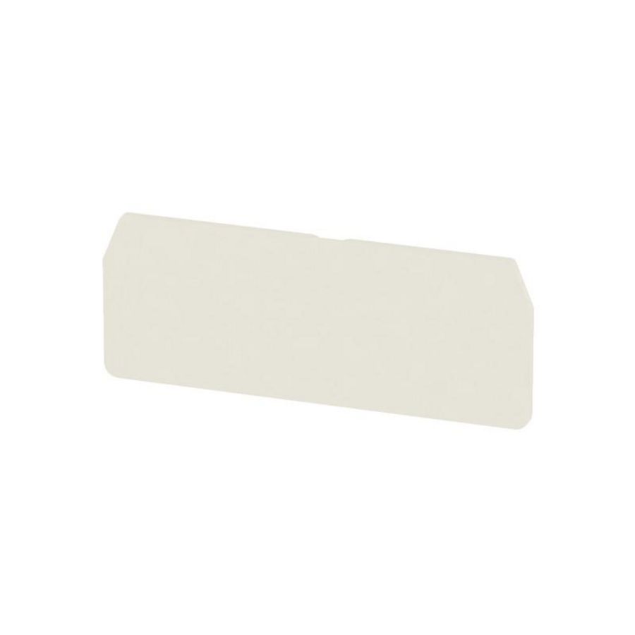 Afsluit- eindplaat grijs h:79.4mm b:2mm V-0 W VVE=50