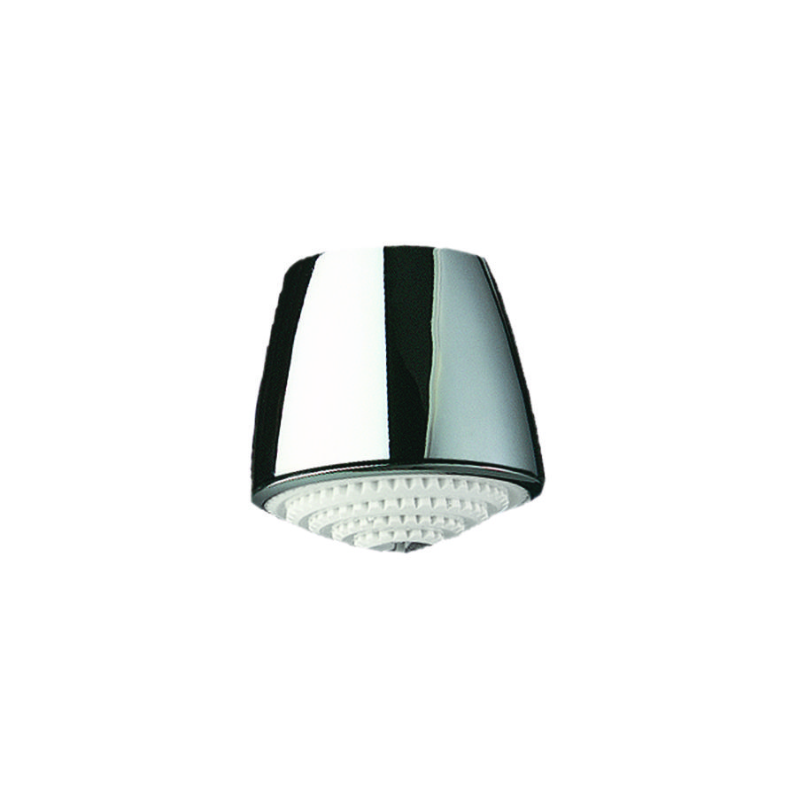 Hangende douchekop F1/2" met 5 verchroomde messing ringen