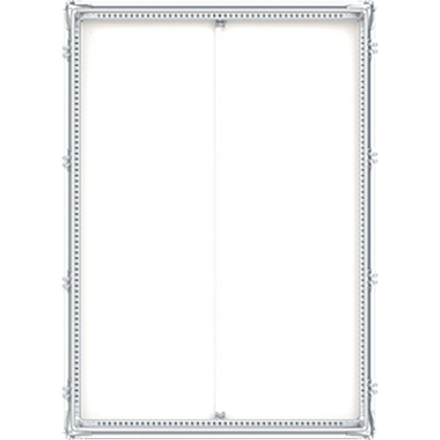 Kast alleen met achterwand 5PW/12GU/D6 RAL7035