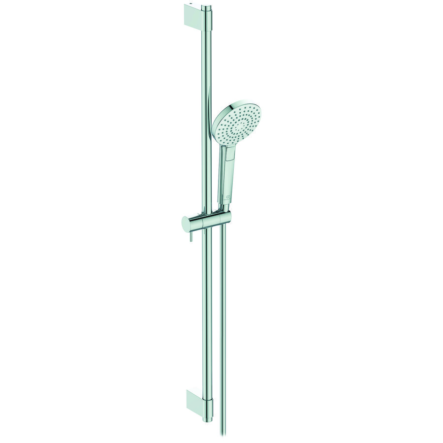 Glijstangset Idealrain Evo 3f/rond 900mm slang 1750mm chr chroom