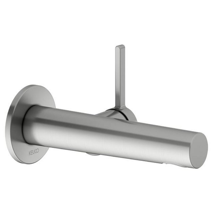 1-hendel wastafelmengkraan UP wandmontage 165mm roestvr. st.