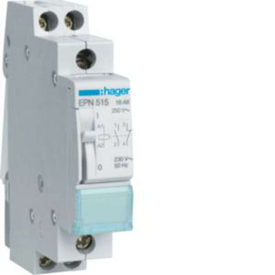 Impulsrelais 16A 1 maak + 1 verbreek 230V AC