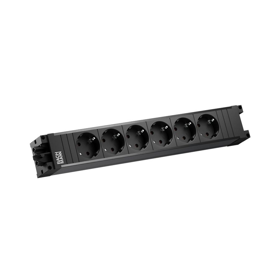 STEP BASE 6x 230V RA GST o.g. in/uit zwart