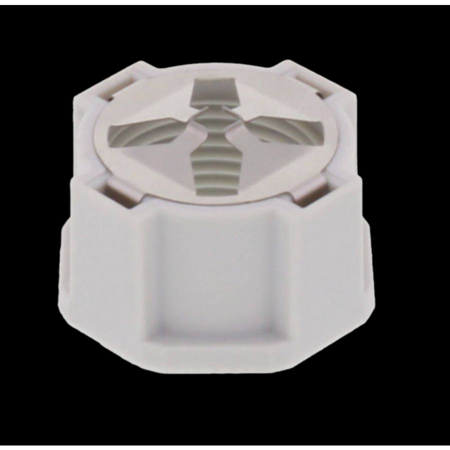 Contramoer kunststof met EMC-clip, M16x1,5 grijs (MagikNUT16LG) VVE=25
