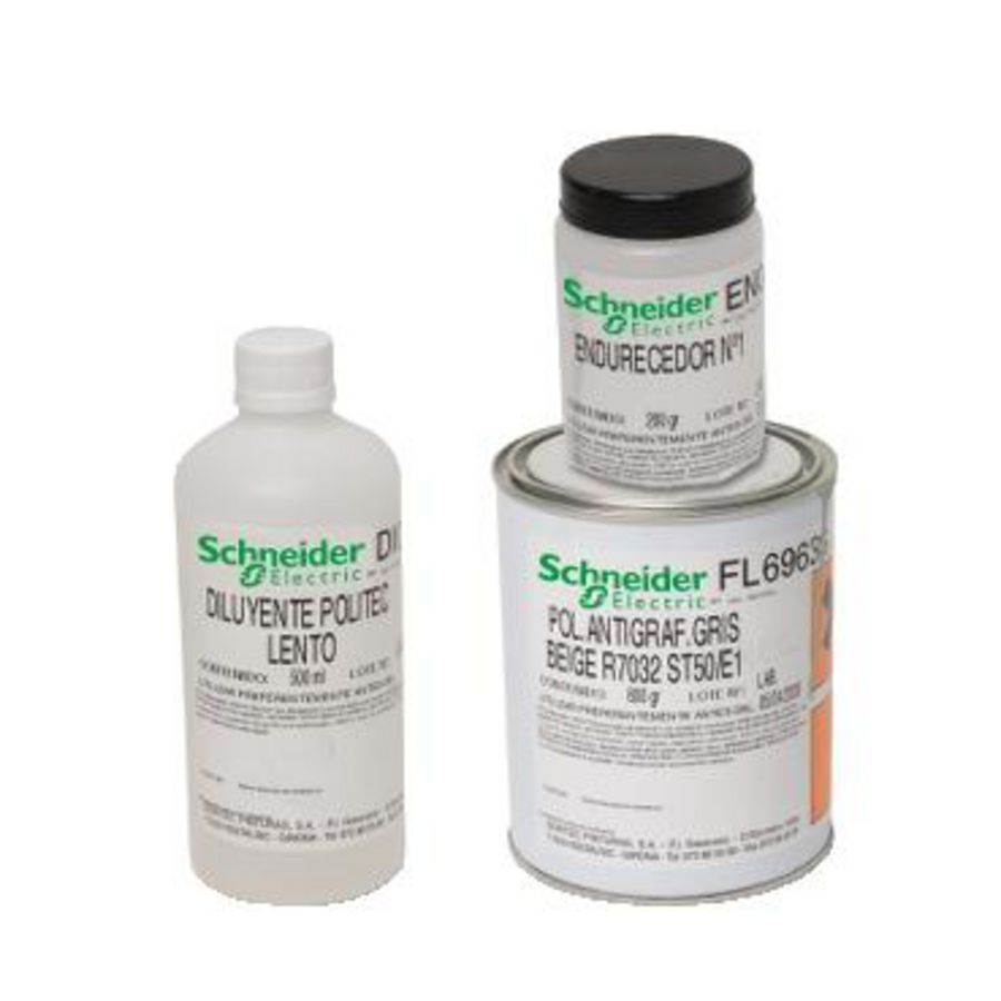 Antigraffiti of renovatielak polyester 0,8kg lak+0,2kg