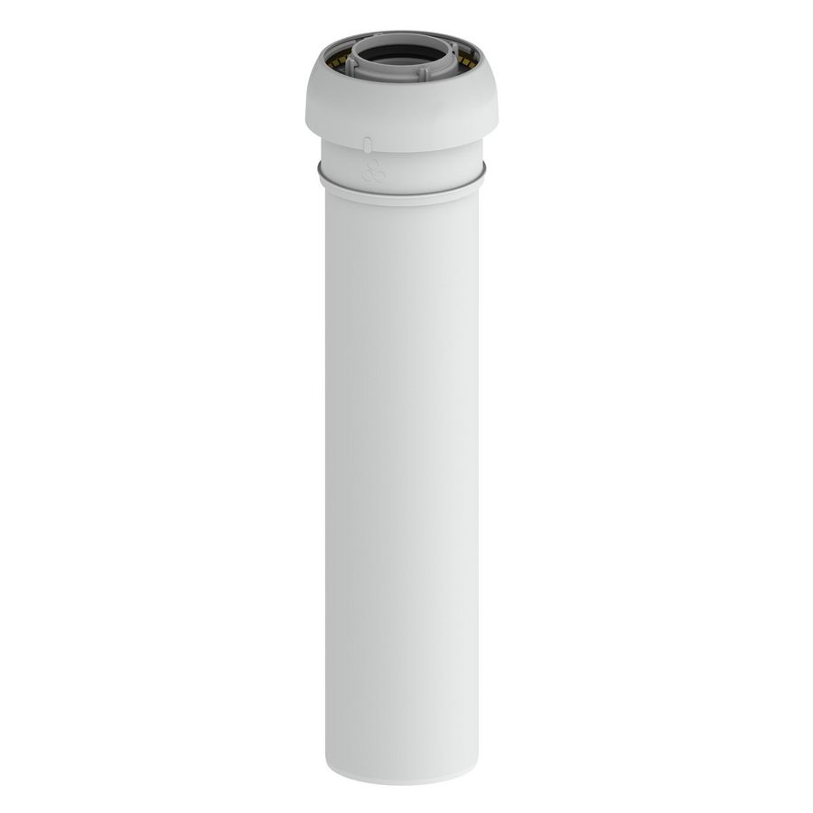 Rookgasverlengpijp EasySafe PP concentrisch 60/100 L=500mm