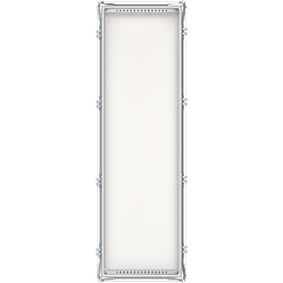 Kast alleen met achterwand 2PW/12GU/D6 RAL7035