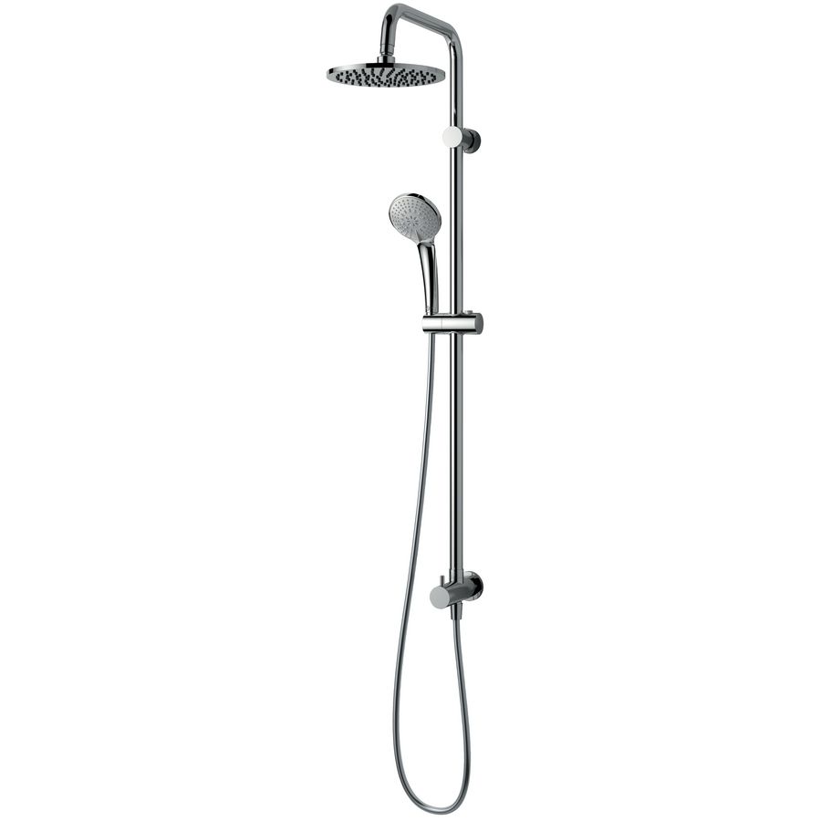 Idealrain douchesyst. v.inbouwkraan chroom hoofddouche 200mm