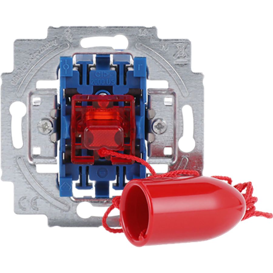 Inb impulstrekker 1p 2m trekkoord 10AX 250V AC SI creme no