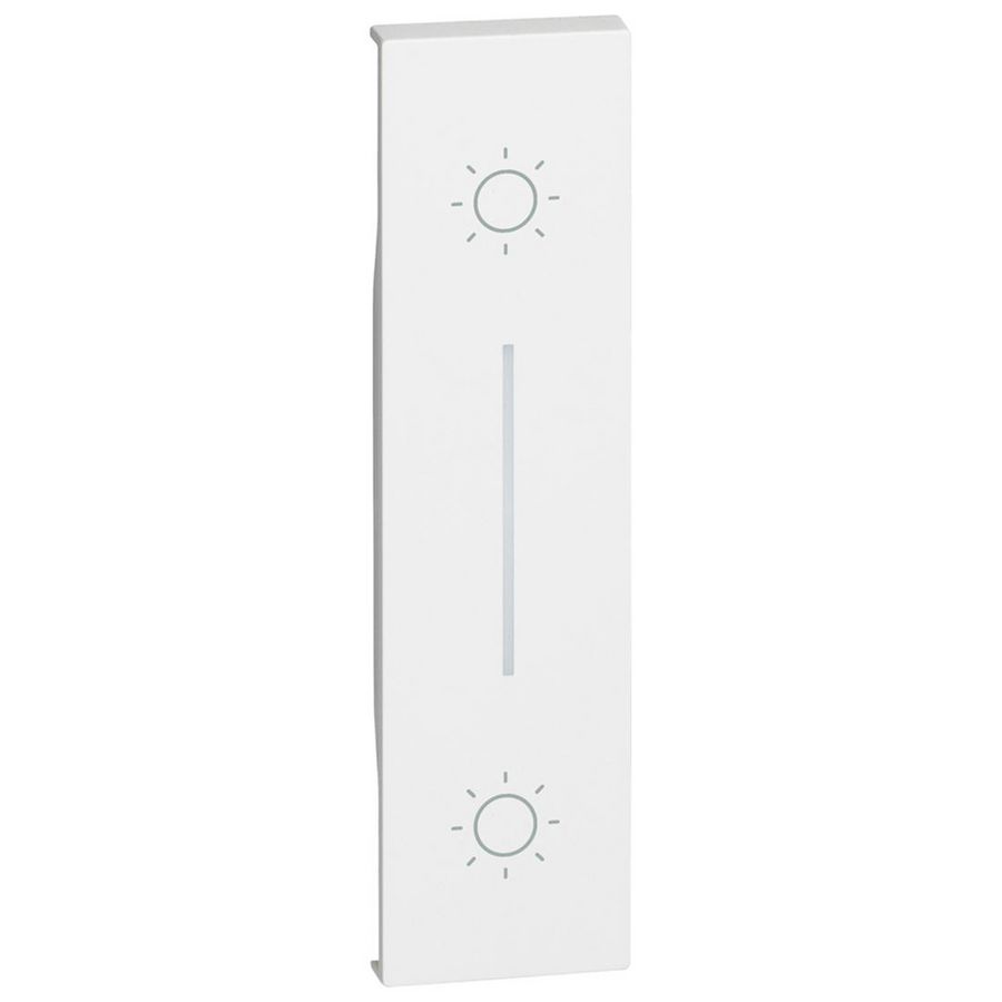 Toets 2 x drukknop wit 1 module LivingNow