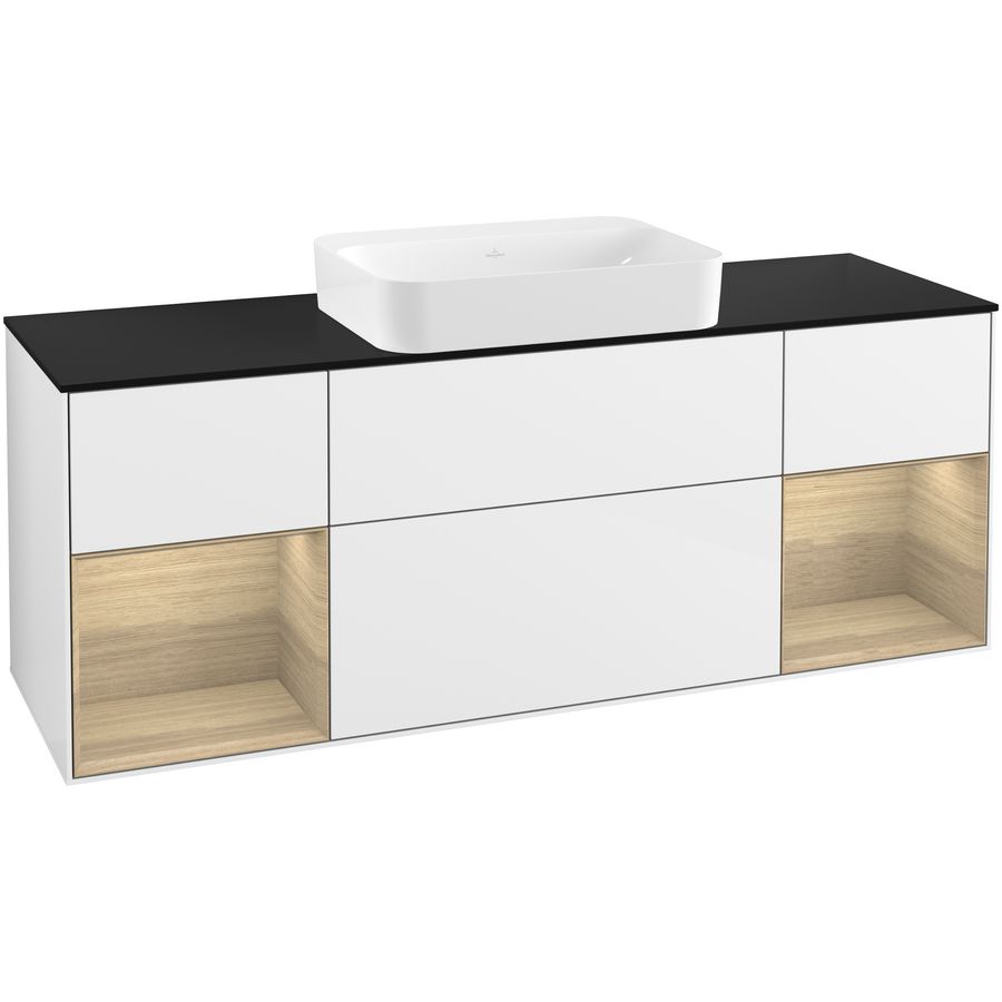 Wastafelonderkast Finion 1600x603x501mm G.White.L G742PCGF