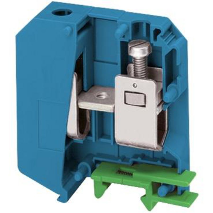 Doorvoer klemmenblok 50mm² 150A Enkel niveau Blauw VVE=10