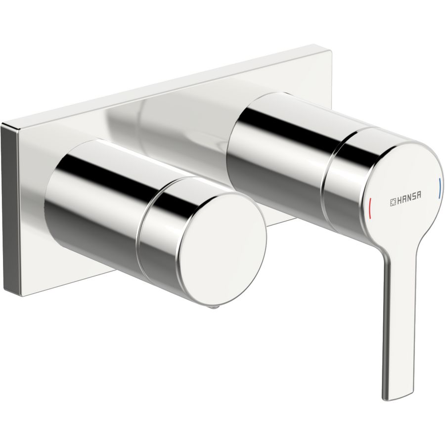 Wandafbouwset badmengkraan met omstelling HANSAMATRIX RONDA