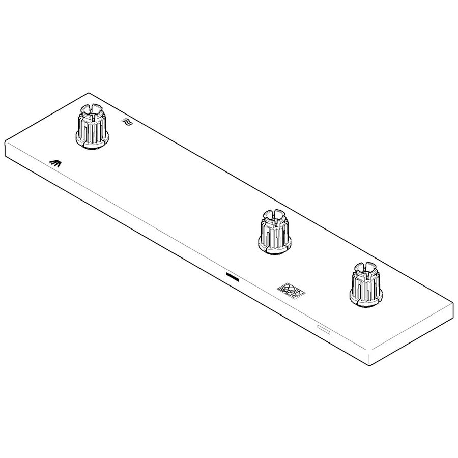 Rozet 240x35x56mm Champagne (22kt Goud) 04277301300-47