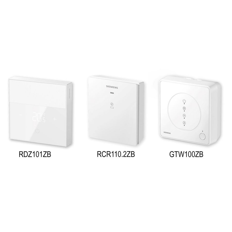 PACK 2 for Siemens Connected Home (GTW100ZB + RDZ101ZB + RCR110.2ZB) Siemens
