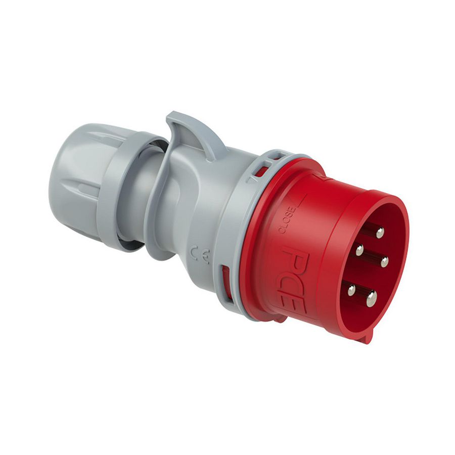 CEE-stekker / contactstop 16A 5p 400V 6h rood IP44 Shark TT VVE=10