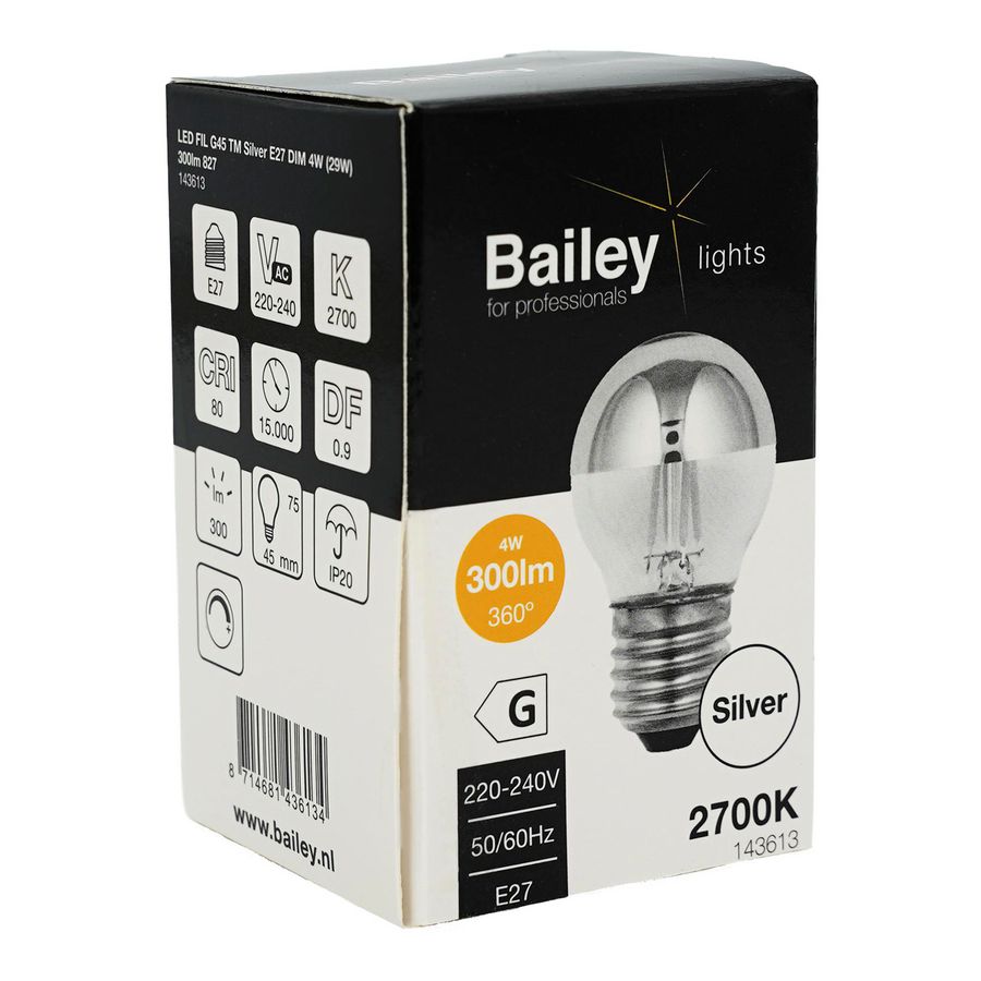 LED-lamp G150 GD FIL E27 DIM 8W 55W 720lm 822 goud