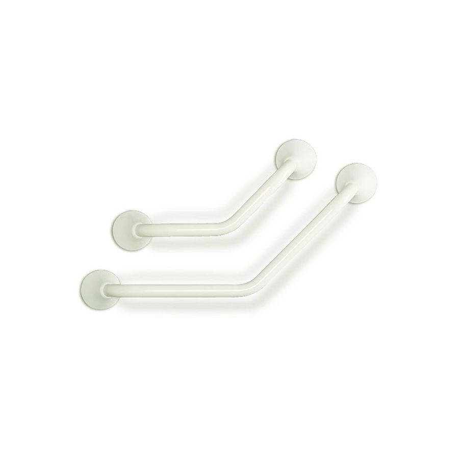 Wandbeugel ERGOGRIP 45° 200x200mm staal wit