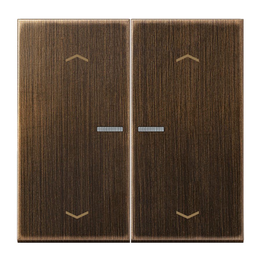 Stuurafdekking LS 2voudig Mess. antiek pijl HOME