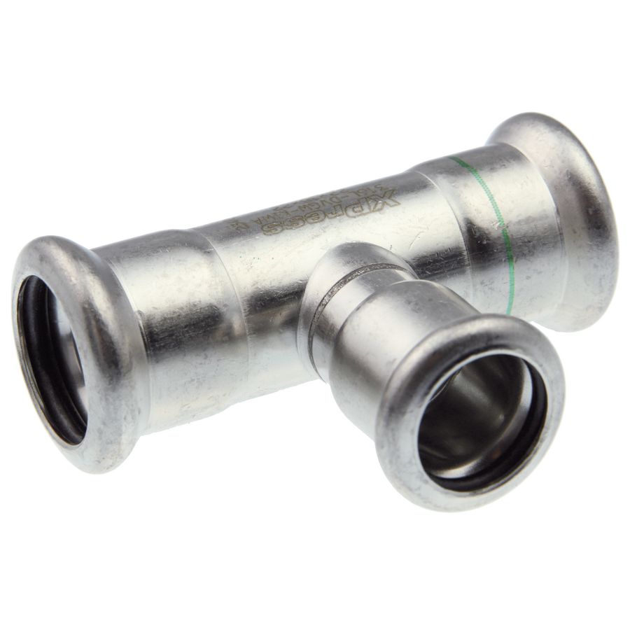 T-koppeling verlopend Xpress RVS 316L 88,9x54x88,9mm R2715