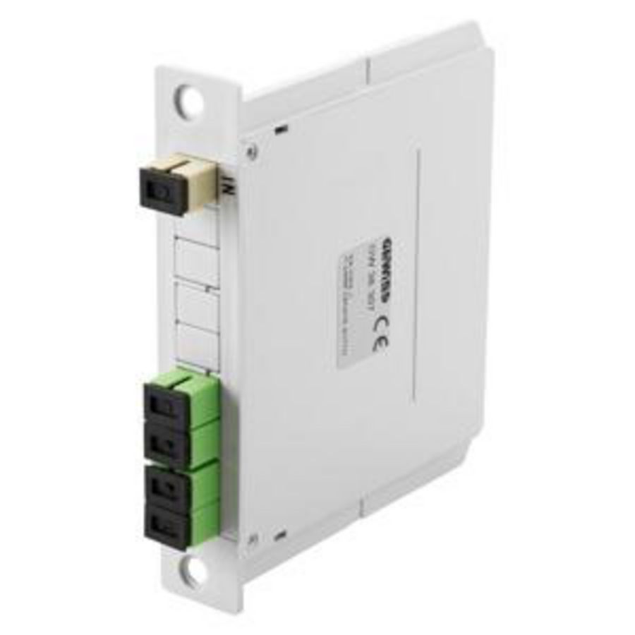 1X4 PLC FIBER OPTIC SPLITTER WITH SC/APC ADAPTERS-GREY (RA