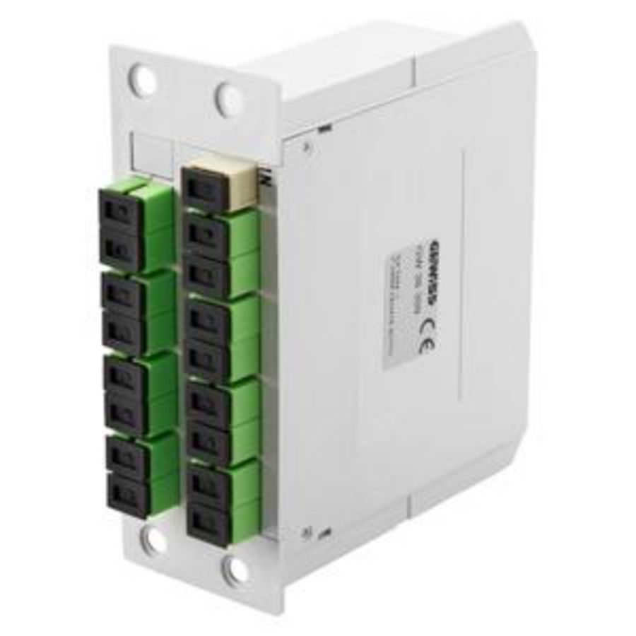 1X16 PLC FIBER OPTIC SPLITTER WITH SC/APC ADAPTERS-GREY (R