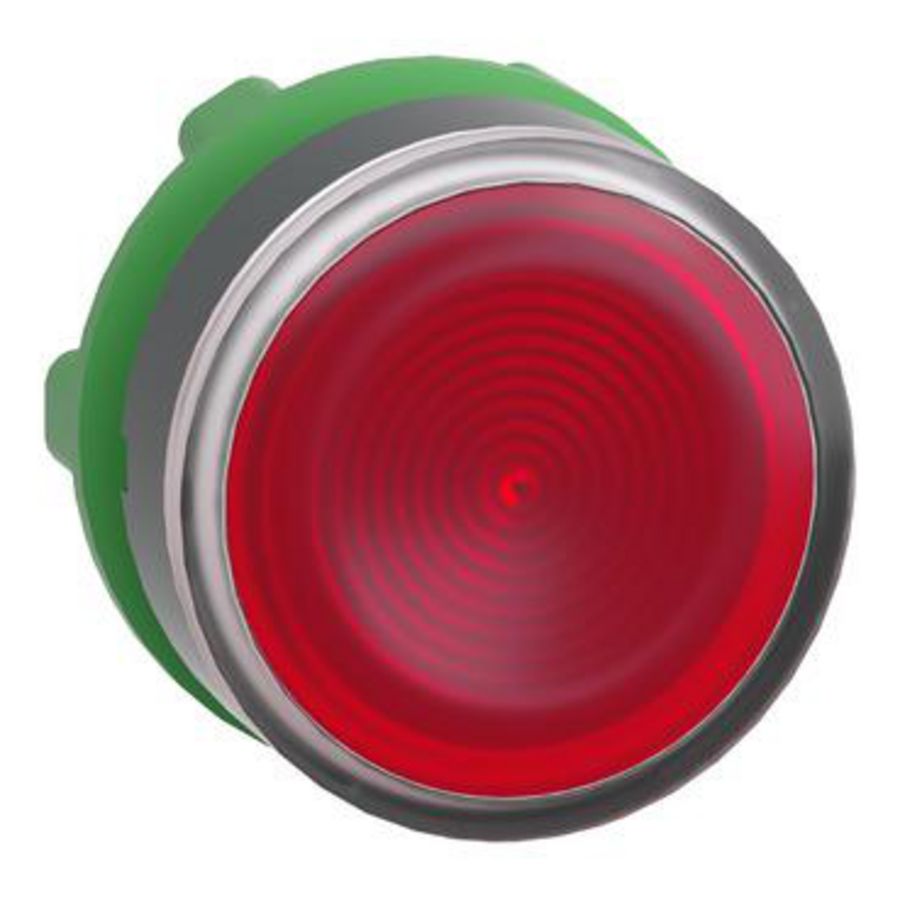 Kop drukknop Verlicht Verzonken Terugv. 22mm R Harmony XB5