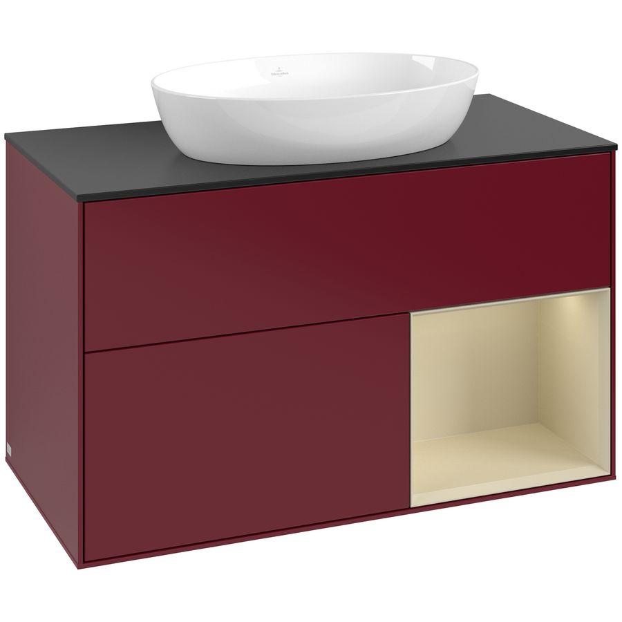 Wastafelonderkast Finion 1000x603x501mm Peony Matt Lacquer GA22HJHB
